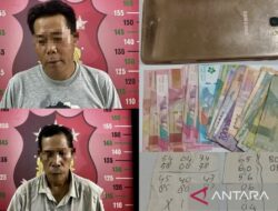 Polres Hulu Sungai Tengah tangkap dua bandar judi togel di Desa Wawai