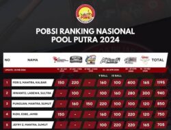 Juara POBSI Pool Circuit Seri Pertama, Irwano Naik Posisi 2 Poin Ranking Nasional