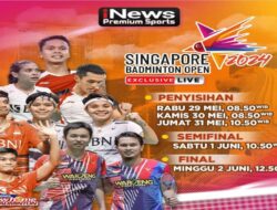 2 Wakil Merah Putih Jaga Asa Juara di Singapore Open 2024