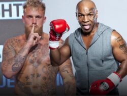 Mike Tyson Cetak Kemenangan KO Lawan Jake Paul