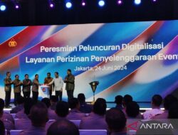 Polri luncurkan digitalisasi layanan untuk percepat perizinan acara