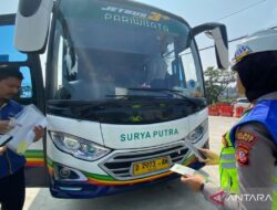 Polres dan Dishub Garut razia klakson “telolet” bus pariwisata