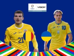 Link Nonton Streaming Pertandingan Rumania vs Ukraina di Vision+