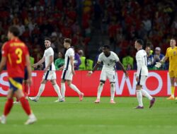 Inggris Negara Pertama yang Back-to-back Kalah di Final Euro