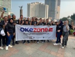 Komunitas Okezoners Kembali Gelar Kepengen Jogging, Kompak Kenakan Outfit Hitam